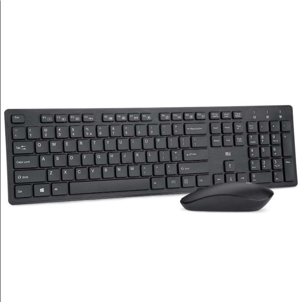 Wireless Keyboard and Mouse Combo - Rii